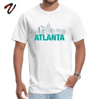 Atlanta T Shirt Georgia In The Us Men T-Shirts Modern Designer City Streetwear Graphic Buildings Tops Cotton O Neck Tees Fitness