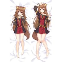 ปลอกหมอน พิมพ์ลาย the Rising of the Shield Hero Raphtalia Dakimakura แบบสองด้าน ขนาด 60x180 ซม. สําหรับกอดร่างกาย