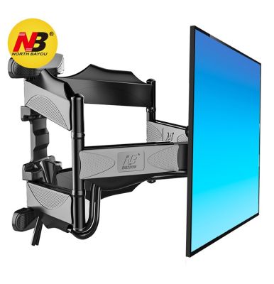 【Factory-direct】 NB 2019สำหรับกำแพงทีวี LCD 32 "-60",ตัวยึดกำแพงทีวี6แขนรับน้ำหนักได้ P5กก. 36.4พร้อมฝาครอบสายหมุนได้แข็งแรงสินค้าใหม่ปี400X400