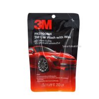 3M แชมพูล้างรถ ผสมแว๊กซ์ ชนิดเติม 200ML. 2 in 1 ครบจบในถุงเดียว ถุงเติม 3 เอ็ม CAR WASH REFILL ล้างรถ