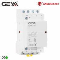 Gratis Ongkir Geya คอนแทคเตอร์4P 25a 4no หรือ2no2nc 220V/230V 50/60Hz ราง Din