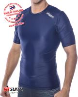 เสื้อรัดกล้ามเนื้อแขนสั้น ชาย FITSUITS ORIGINAL FM-S002-05 สีกรมท่า เสื้อรัดกล้ามเนื้อ ชุดกีฬา วิ่ง โยคะ ฟิตเนส