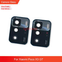 2ชิ้นใหม่สำหรับ Xiaomi Poco X3 GT อะไหล่ซ่อมสำรองอะไหล่กระจก Tutup Lensa Kamera หลัง