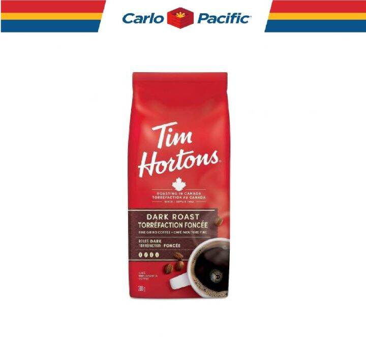 Tim Hortons Roasting in Canada Dark Roast Coffee 300g | Lazada PH