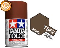 สีสเปรย์กระป๋องทามิย่า สีทำรายพลางทหารสีน้ำตาล TAMIYA TS-62 NATO BROWN 100ML