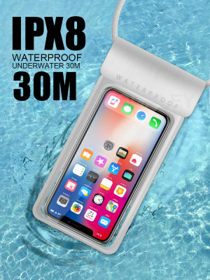 IP68สากลซองกันน้ำสำหรับ 12 11 13 P RO Max X หัวเว่ย Xiaomi R Edmi ซัมซุงกรณีกันน้ำกระเป๋าศัพท์มือถือปก