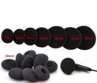 【cw】 100Pcs Foam Ear Cushions Earpads Headphone Earphone Headset Sponge Covers Tips Earbuds 35mm 45mm 50mm 70mm 1