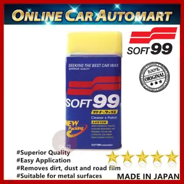 SOFT99 Luster Cleaner & Polish / SOFT99 New Meta-Clean Liquid Wax Original  Made in Japan