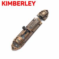 KIMBERLEY กลอนซิ้งค์ลายดอกบัว ชุบทองแดงรมดำ NO.20-4” AC (Australia Zinc Ingot)