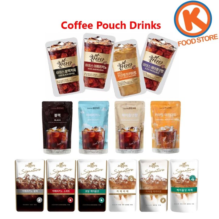 Korean Coffee Pouch Drinks Famous Coffee Drinks Cafe Bene Jardin ...