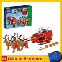 Ensemble de traîneau du Père Noël LEGO pour enfants, blocs de construction, jouets 40499 Le Pack de Combat du Renne