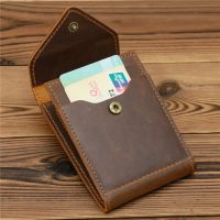 【CW】✠☃☬  New Arrival Card Holder Men Leather Credit Small Wallet Money ID Purse Male