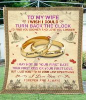 A thoughtful high-end blanket tailored to your wife, an excellent gift for creative and emotional birthday celebrations, A Romantic Gift for Valentines Day