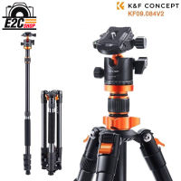 K&amp;F Concept Tripod SA254M1 Aluminum 62/158cm 22lbs Load Detachable Monopod 360° Ball Head for DSLR SLR, K254A1+BH-28L