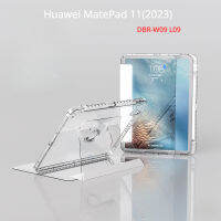 360เคสสำหรับหัวเหว่ยใสอัจฉริยะแบบหมุนได้ MatePad 11 2021 2023 DBY-W09 L09 DBR-W09 L09พร้อมที่ปิดเครื่องที่ใส่ดินสอ