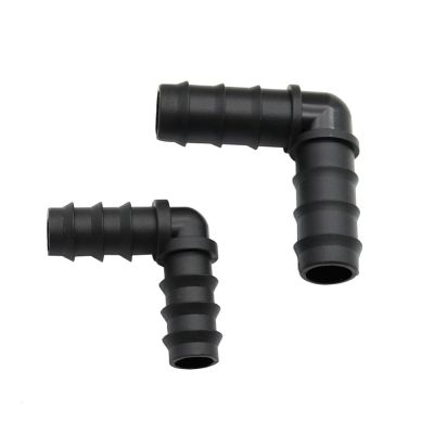 ；【‘； DN16, DN20 Elbow Connector Irrigation Plumbing Pipe Fittings Hose L-Type Joint Industrial Ventilation Tube Adapter 5 Pcs