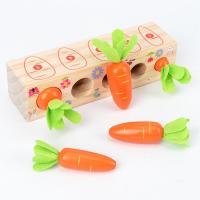 Carrot Harvest Game Educational Wood Toys for Toddlers Developmental Shape Sorting &amp; Matching Game for Preschool Toddlers forceful