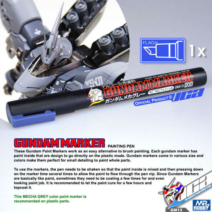 gsi-creos-mr-hobby-gm13-gundam-marker-mecha-grey-กันดั้ม-มาร์คเกอร์-vca-gundam