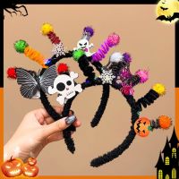 ที่คาดผมฮาโลวีน halloween accessories SUNNYDOLL โกสต์ผี แถบคาดศีรษะฮาโลวีนเรืองแสง LED แมงมุมสไปเดอร์ แม่มดตัว ที่คาดผมรูปกะโหลก ความแปลกใหม่ อุปกรณ์ประกอบฉากการแสดงบนเวที ฟักทองโคมไฟประดับศีรษะ สำหรับผู้หญิง