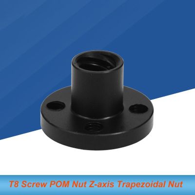 1 PCS T8 Screw POM Nut Z-axis Trapezoidal Nut Plastic POM Nut For 3D Printer Nails Screws Fasteners