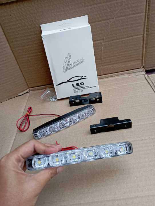 Lampu Led Drl Mobil Universal Led Mata Titik Putih Lampu Led Drl