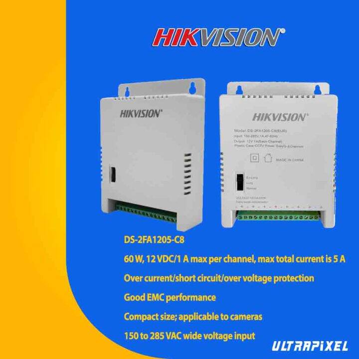 8CH POWER SUPPLY HIKVISION Lazada PH