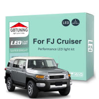 9ชิ้น LED ภายในหลอดไฟชุดสำหรับโตโยต้า FJ Crusier 2007-2019รถอ่านโดมลำต้นยานพาหนะโคมไฟ C An BUS ข้อผิดพลาด100 ฟรี