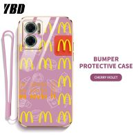 YBD เคสโทรศัพท์ดีไซน์ของ McDonald สำหรับ Xiaomi Redmi 10 5G 2022 Redmi 10 Prime + 5G Redmi 11 Prime 5G ซิลิโคนนิ่มเคลือบ6D สุดหรู