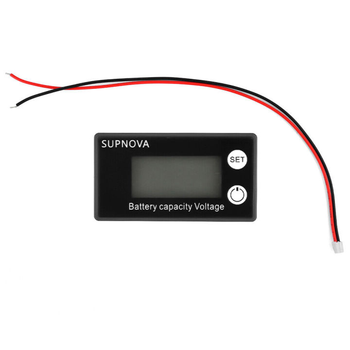 pcbfun-ตัววัดโวลท์แบต-6133a-dc8-100v-วัดแบตดิจิตอล-โวลต์แบตเตอรี่-lcd-สองสายจอแสดงผลดิจิตอลโวลต์มิเตอร์สีฟ้า-สีขาว-ส-dm6133a