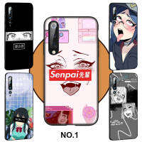 Casing หรับ OPPO A91 F15 A81 A92 A72 A52 A93 A94 Reno 2 2Z 2F 3 4 5 5K 6 4Z 6Z Lite Pro Plus A92S ni3 Ahegao Anime Girl Pattern Phone เคสโทรศัพท์