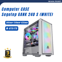 SEGOTEP COMPUTER CASE (เคสสำหรับคอมพิวเตอร์) GANK 240 S (WHITE) รับประกัน 3 ปี โดย Devas IPASON