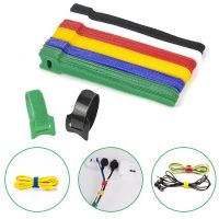 Velcro Tape CableTie Reusable Cord Cable Storage Organizer Desk Double-sided Tape Phone Headphones Mouse Cable and Wires Winder