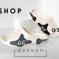 QZshop จัดส่งเร็ว ?รองเท้าแตะพื้นนิ่ม ? รองเท้าแฟชั่น รองเท้าแบบสวม ลวดลายเรียบๆๆ สีขาว/ดำ รุ่นนำเทรนสุดๆๆ ไม่อยากตกเทรนมากดสั่งซื้อสิคะ ใส่ได้ทั้งหญิงและชาย พร้อมส่ง?