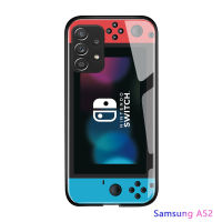 เคสสำหรับ Samsung Galaxy A52S 5G/A52/A52 5G,เคสโทรศัพท์มือถือกระจกนิรภัยเทมเปอร์มันวาวกันกระแทกเคสลายเกม Nokia สำหรับเด็กผู้ชาย