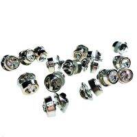 HL 20/40pcs 10MM Metal Snap Convenient Buttons Anti-glare Buttons No-sewing Apparel Household Products