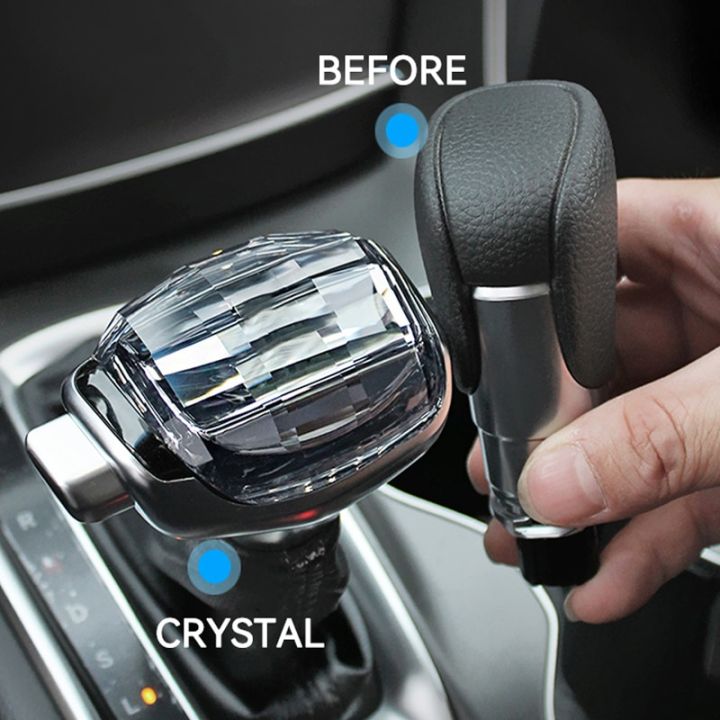 Gear Shift Knob Crystal Cover for Honda Accord 10th Odyssey Vezel HRV ...
