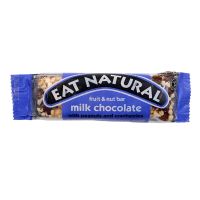 ?Food for you? ( x 3 ) Eat Natural Peanut Cranberries and Milk Chocolate Cereal Bars 45g.