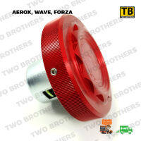 ฝาปิดถังน้ำมัน AEROX, WAVE, FORZA สีแดง