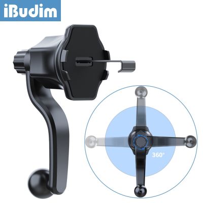 ✤♤❦ iBudim Car Mobile Phone Holder Air Outlet Extension Hook Universal 17mm Ball Head for Car Air Vent Clip Mount Stand GPS Brackets