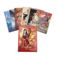 Foxfire The Kitsune Oracle Card เวอร์ชันภาษาอังกฤษลึกลับ Tarot Deck Divination Fate Party