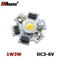 DC3-6V LED PCB Installed 1W 3W Chip SMD COB Doide Warm Cool White Red Green Blue Yellow 660 440 UV Grow Light D20MM USB Lamps