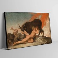 Ymir Suckling The Cow Poster - Norse Mythology Print - Retro Wall Art สำหรับห้องนั่งเล่นและ Home Aesthetics ตกแต่ง0823