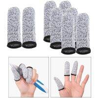 10pcs Cut Resistant Finger Cots Protector Finger Sleeve Protectors Reusable Fingertip Covers for Kitchen Work Sculpture Garden