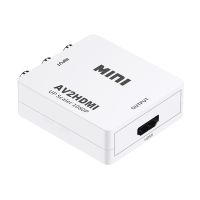 อะแดปเตอร์ขูดที่เข้ากันได้กับ HDMI กล่องตัวแปลงวิดีโอ HD 1080P รองรับ NTSC PAL