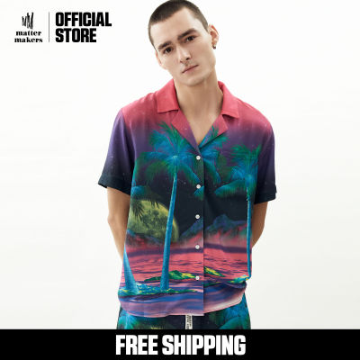 [Matter Makers] - Glow in the dark hawaiian shirt เสื้อเชิ้ตฮาวาย