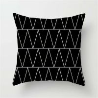 Geometric Square Print Cover Waist Throw Pillow Case Home Decor Simple