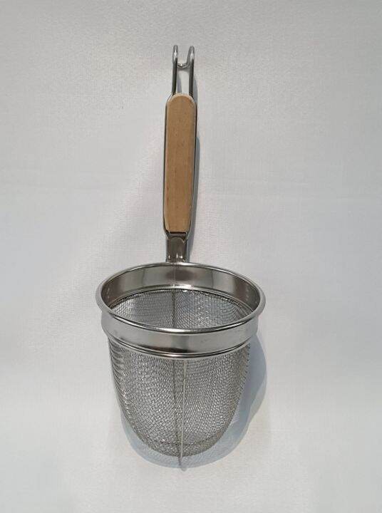 STAINLESS STEEL PASTA NOODLE STRAINER / MESH NOODLE DRAINER / BLANCHING