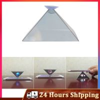 3D Hologram Pyramid Display Projector Video Stand Universal Mini Durable Portable Projectors For Smart Mobile Phone