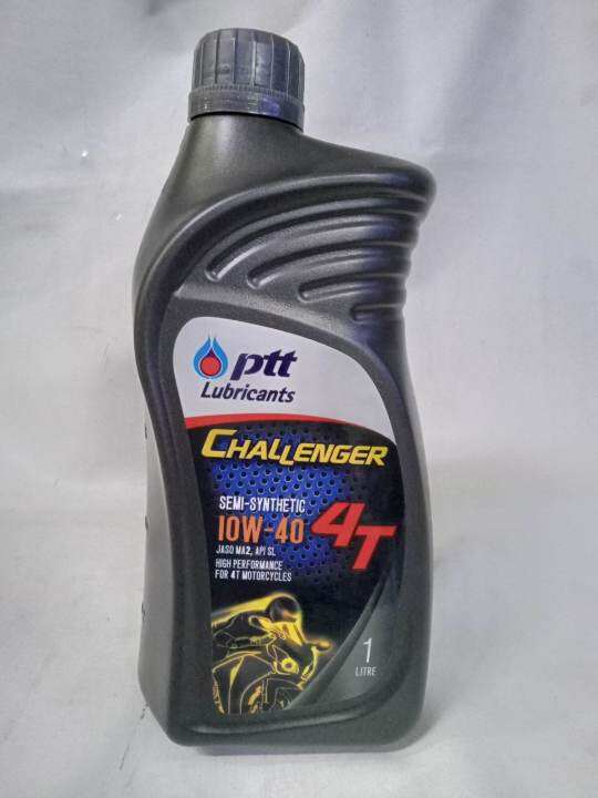 Oli Ptt Challenger Semi Synthetic 4t 10w 40 1000ml Lazada Indonesia