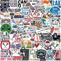 ❖ 50pcs Lacrosse Stickers For Notebooks Scrapbook Supplies Wall Helmet Sticker Waterproof Scrapbooking Material